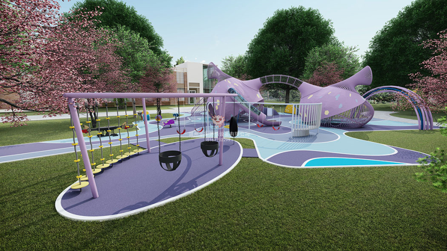 户外组合滑梯 (11)