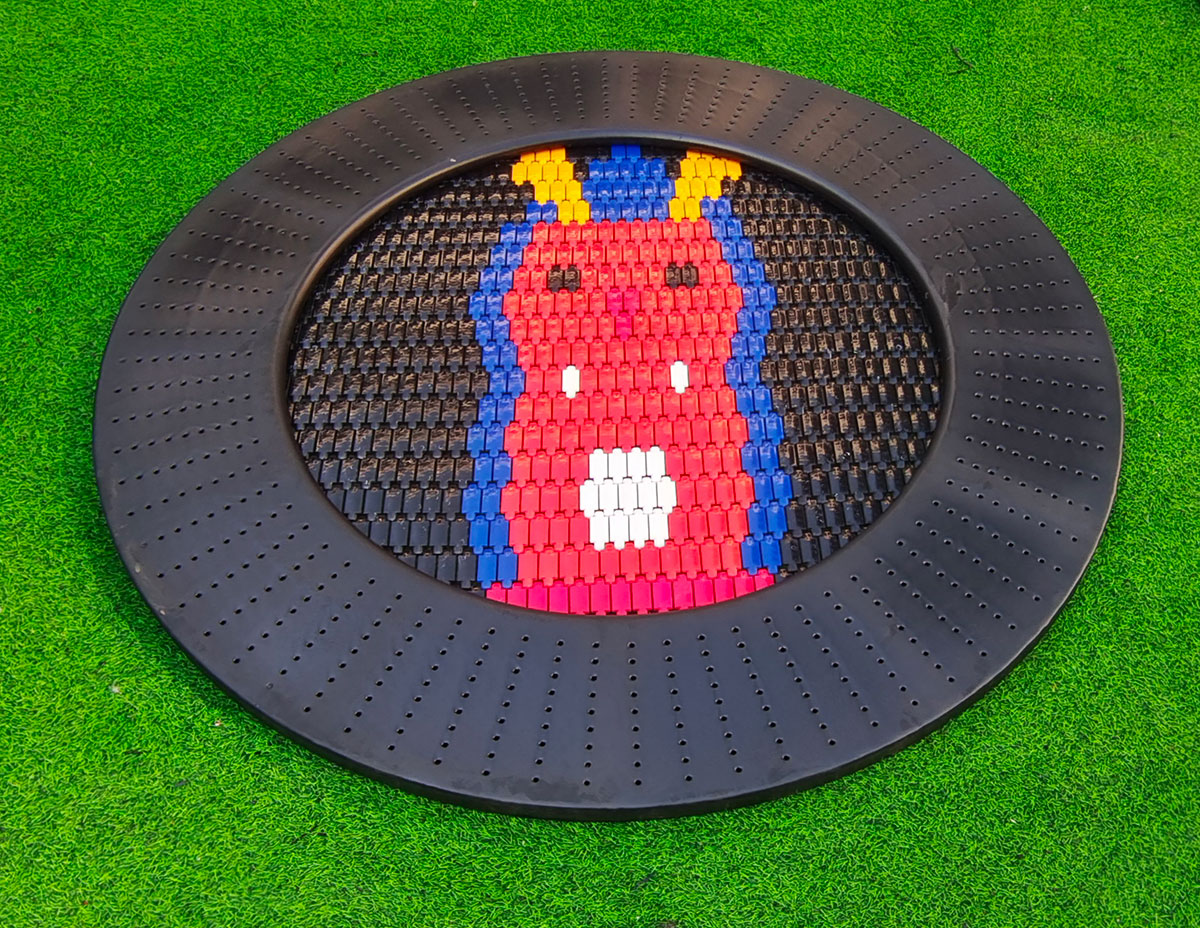 儿童户外蹦床，户外趣味蹦床供应商