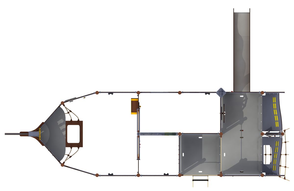 木制海盗船游乐场 (3)