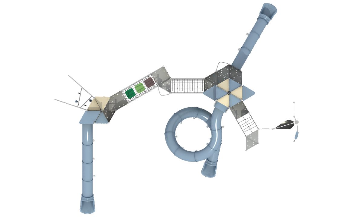 火箭滑梯游乐场 (4)