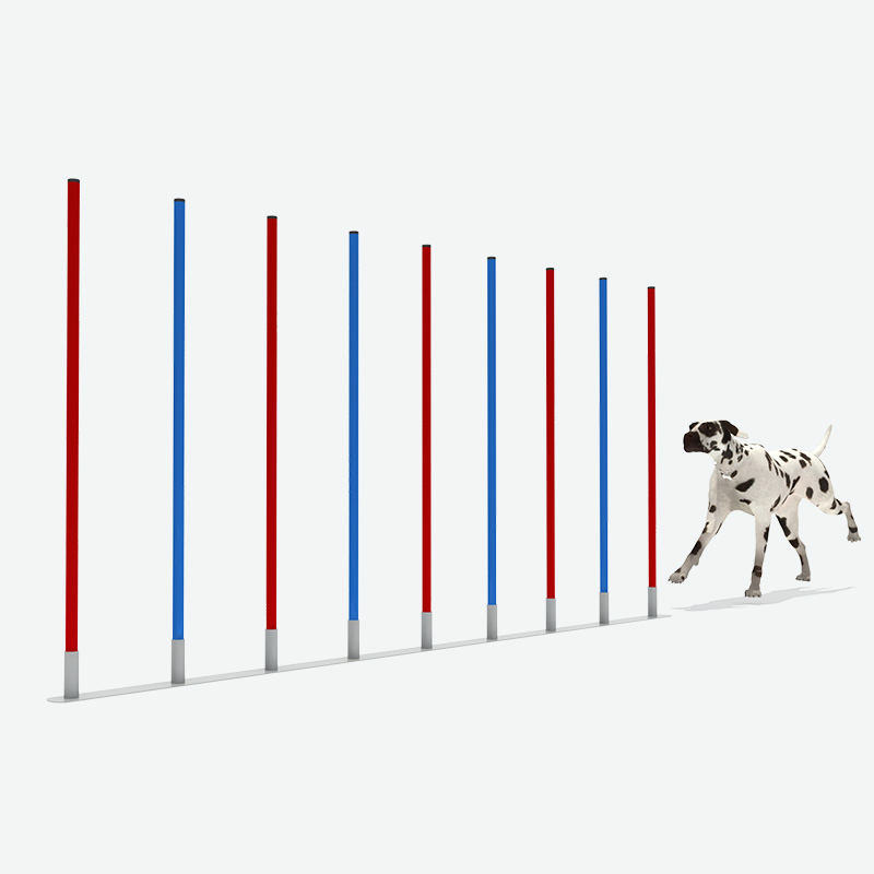 编织柱，宠物游乐场商人