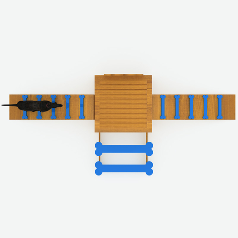 小狗景观，宠物游乐场工厂