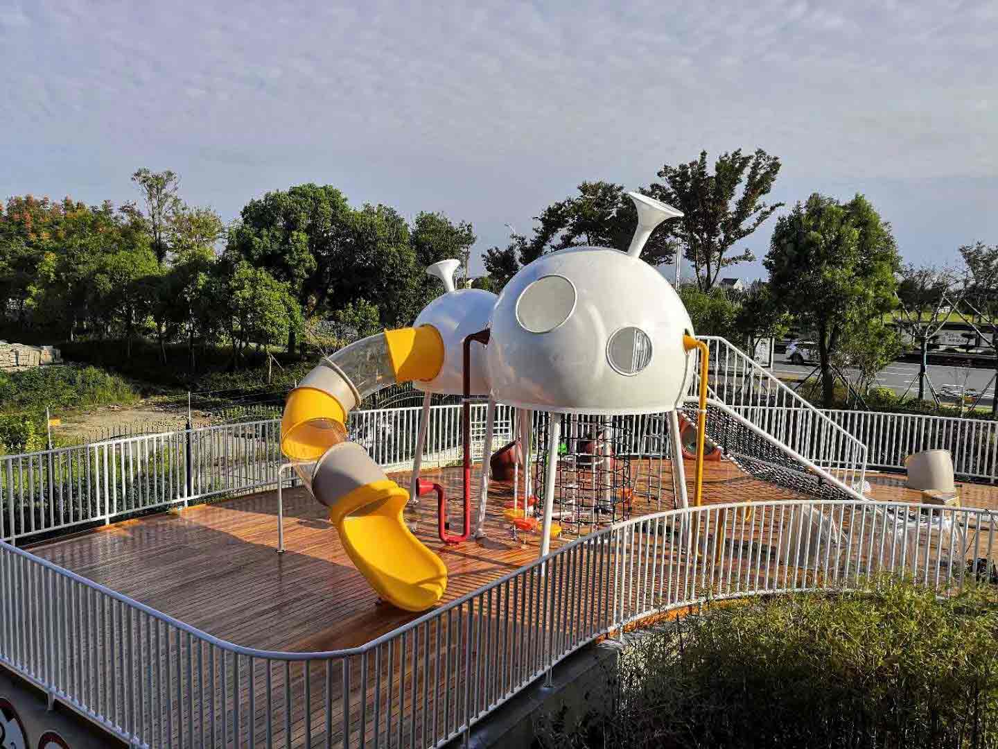 幼儿园组合滑梯-9