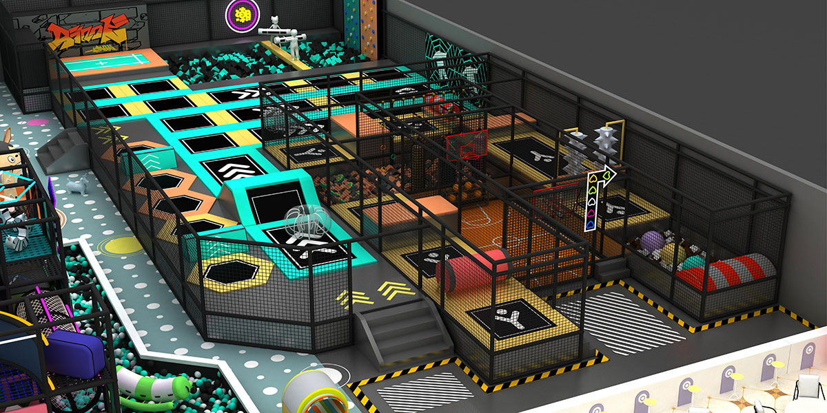 儿童室内蹦床公园 (14)