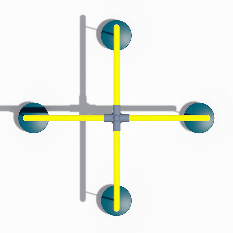 镀锌管儿童户外秋千，让日常玩耍安全有趣