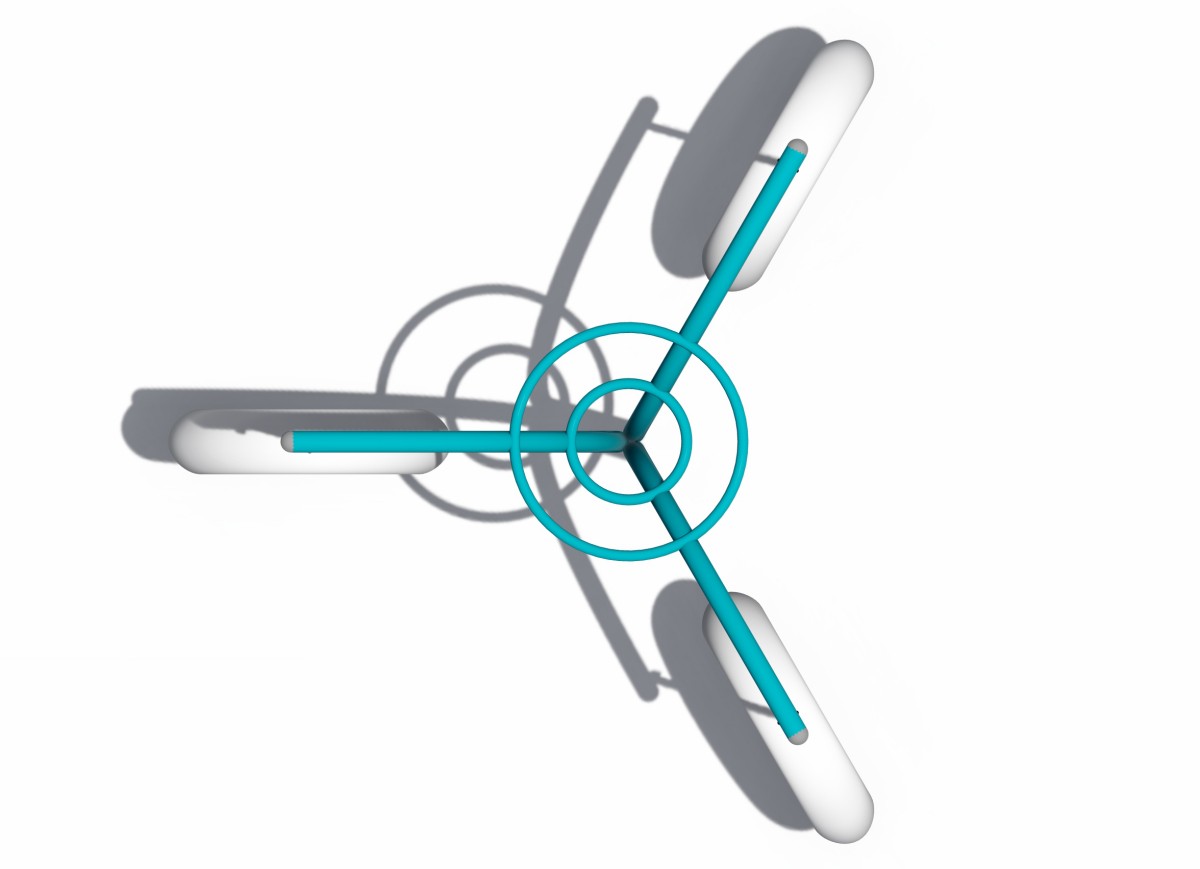 带月亮座椅的户外游乐场秋千 (5)