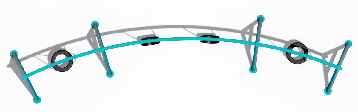 金属游乐场秋千 (5)