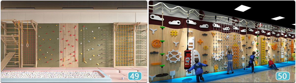 更多室内游乐设备 - 室内攀岩