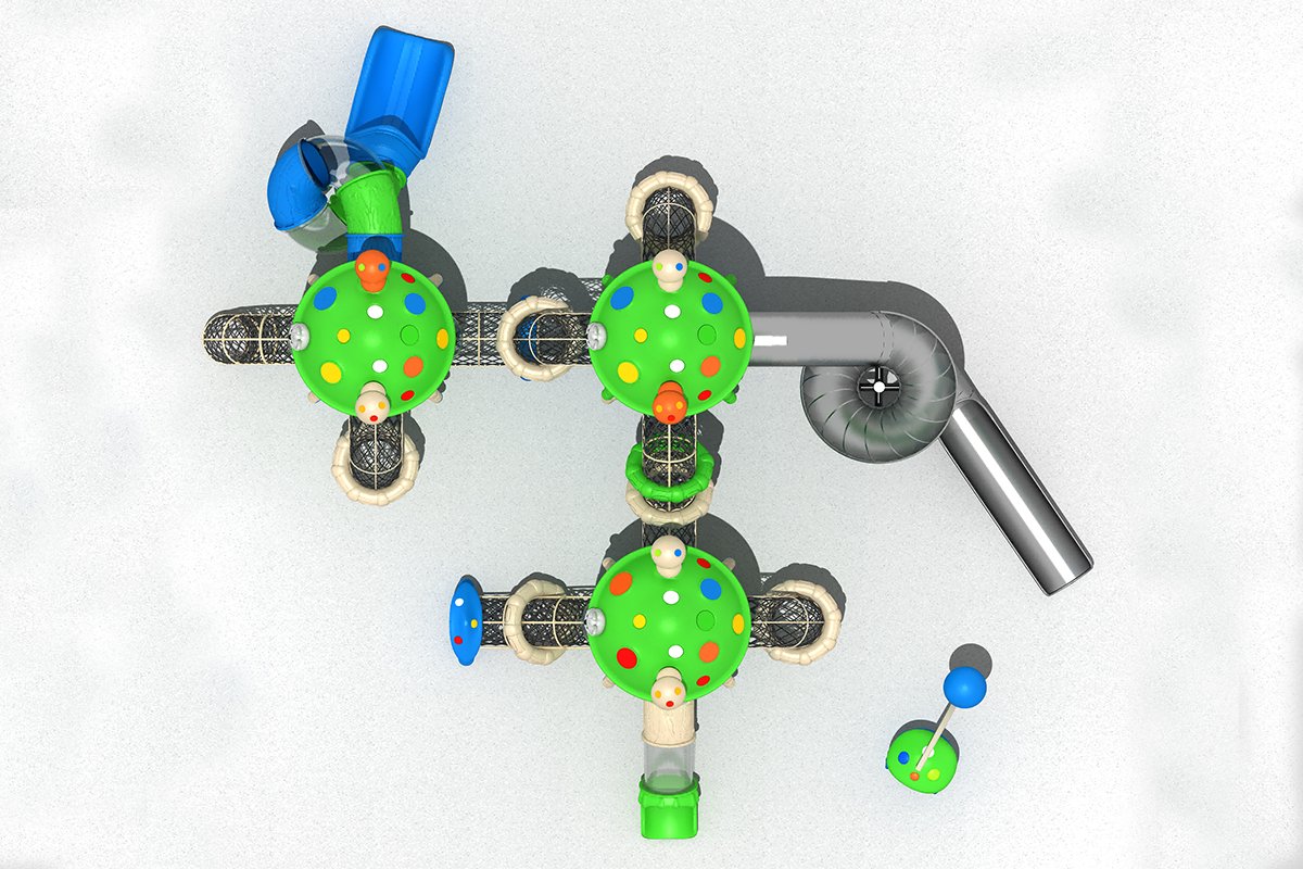 儿童户外滑梯 (1)