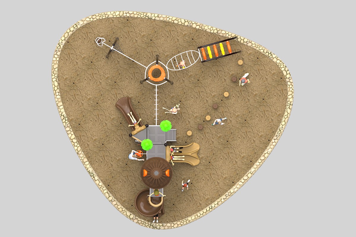 重型户外游乐场滑梯 (3)