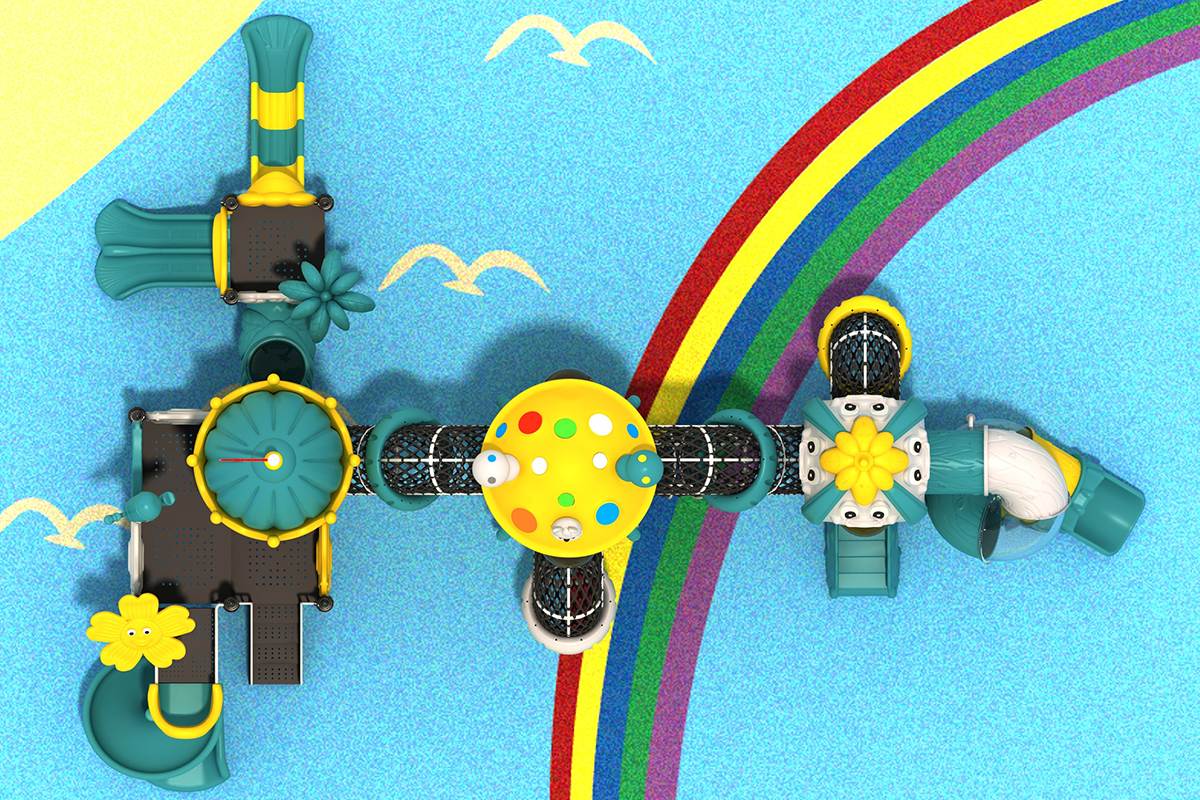 游乐场设备滑梯 (3)