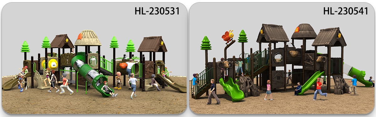 商用户外游乐场滑梯 (1)