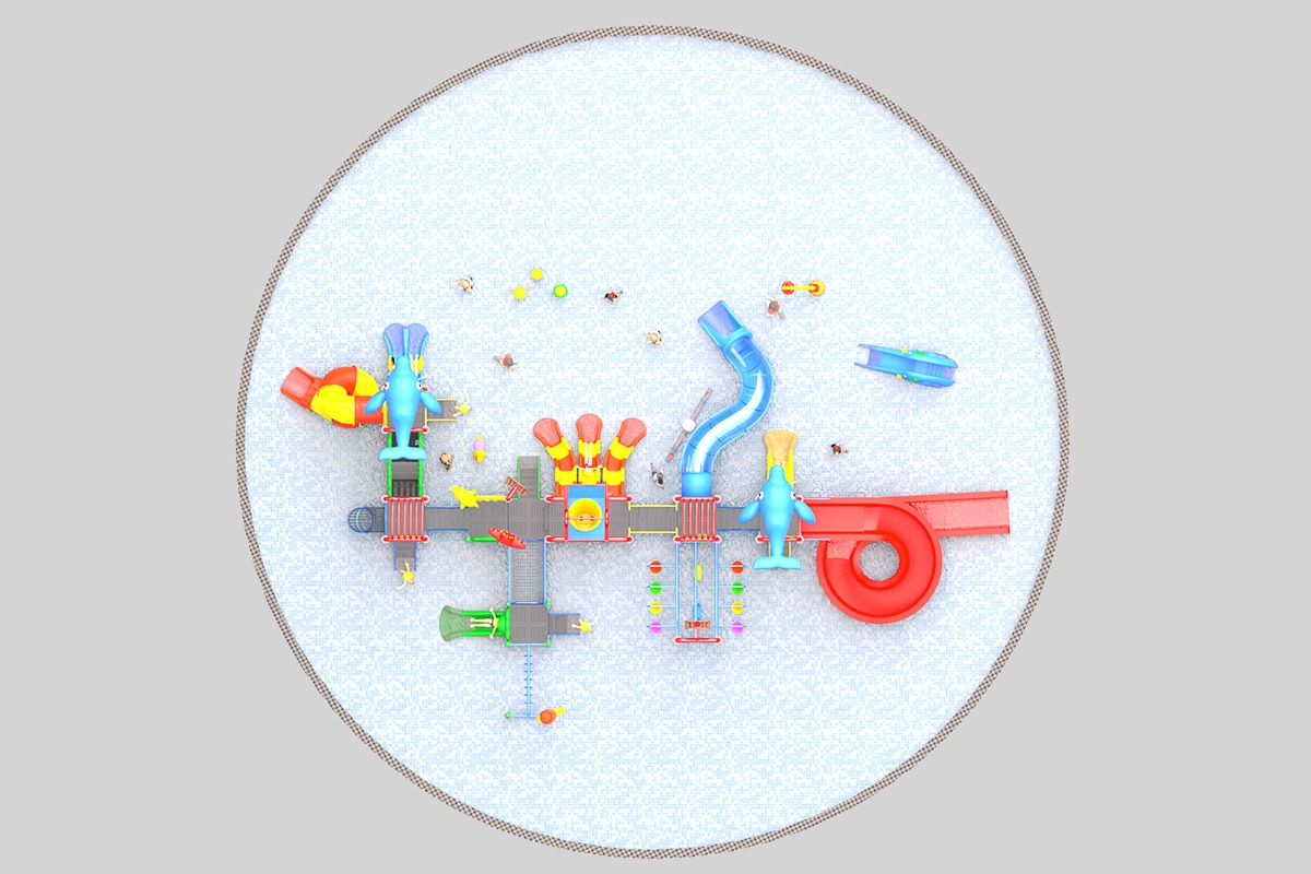 商用水上乐园滑梯 (1)