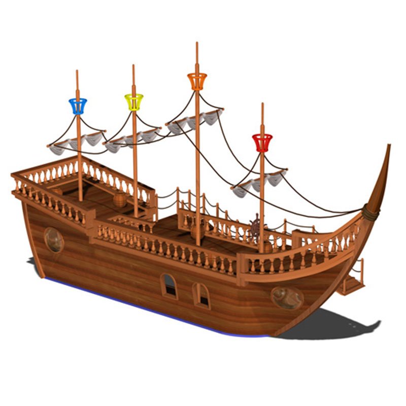 木质海盗船 大型海盗船游乐设施 户外游乐设备厂家定制LE-HD008