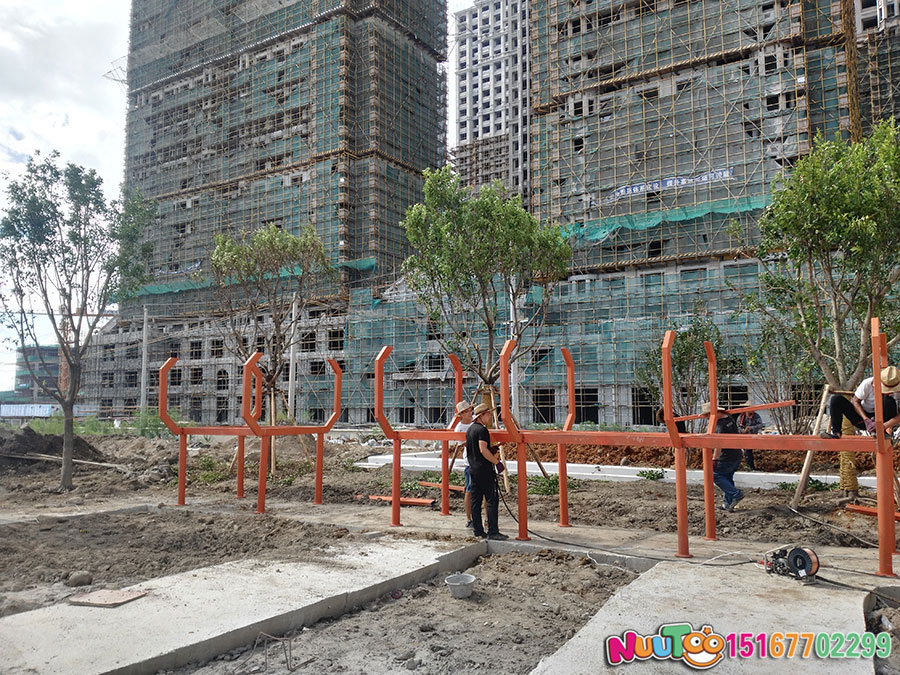 非标游乐+走廊组合滑梯+小区园林游乐+滑滑梯 (1)