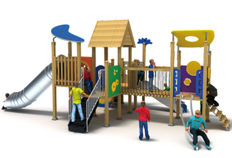 组合滑梯+游乐设备+小博士+滑梯+原木滑梯+不锈钢组合滑梯10