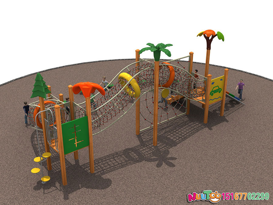 实木组合滑梯+原木组合滑梯+组合滑梯+儿童组合滑梯+小区组合滑梯-(24)