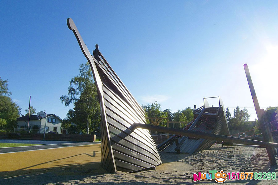 海盗船游乐+海盗船游乐设备+海盗船游乐园+海盗船组合滑梯-(2)