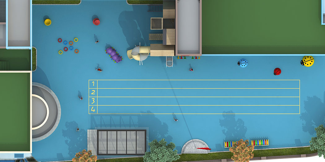 幼儿园户外活动栈道-(9)