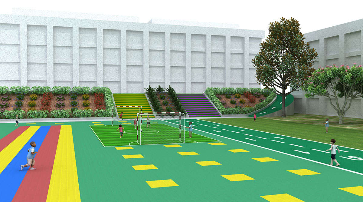 联锁运动地板砖 