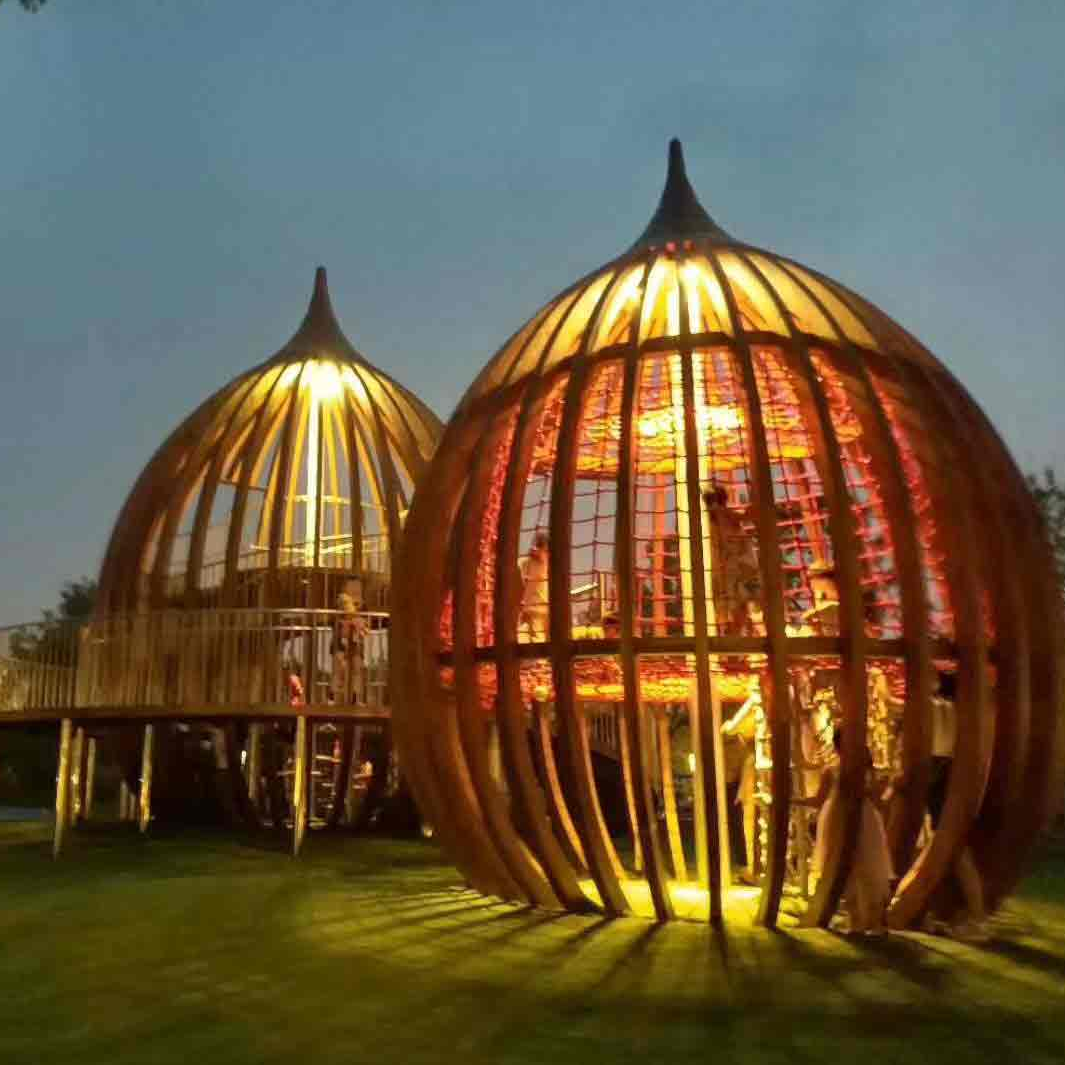 河北固安中央公园核桃树屋案例