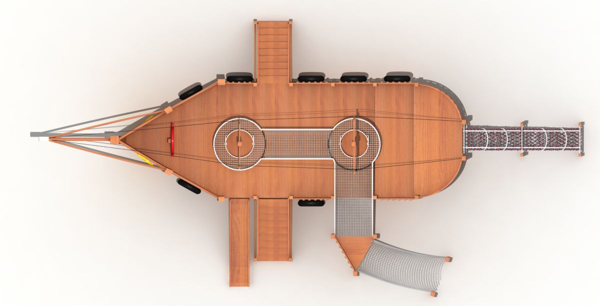 海盗船游乐场设备 (2)