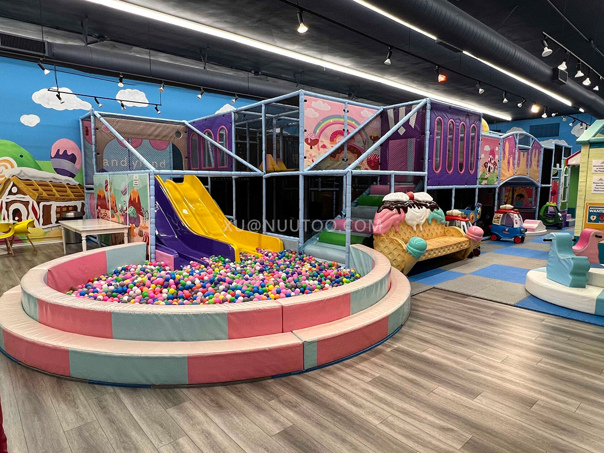 便宜的小型糖果主题室内游乐场 (2)