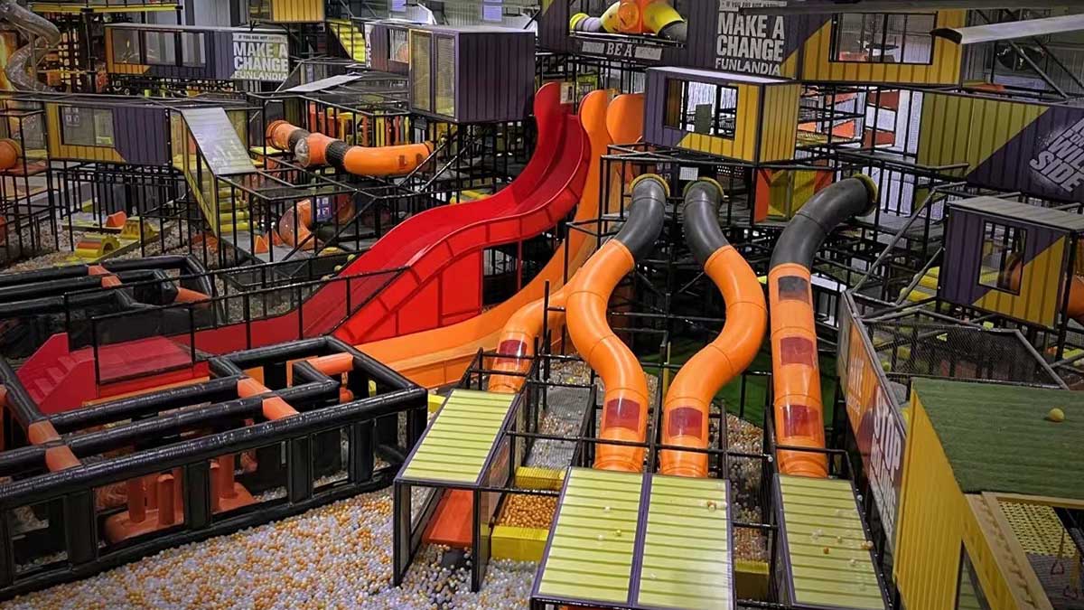 室内蹦床公园设备 (7)