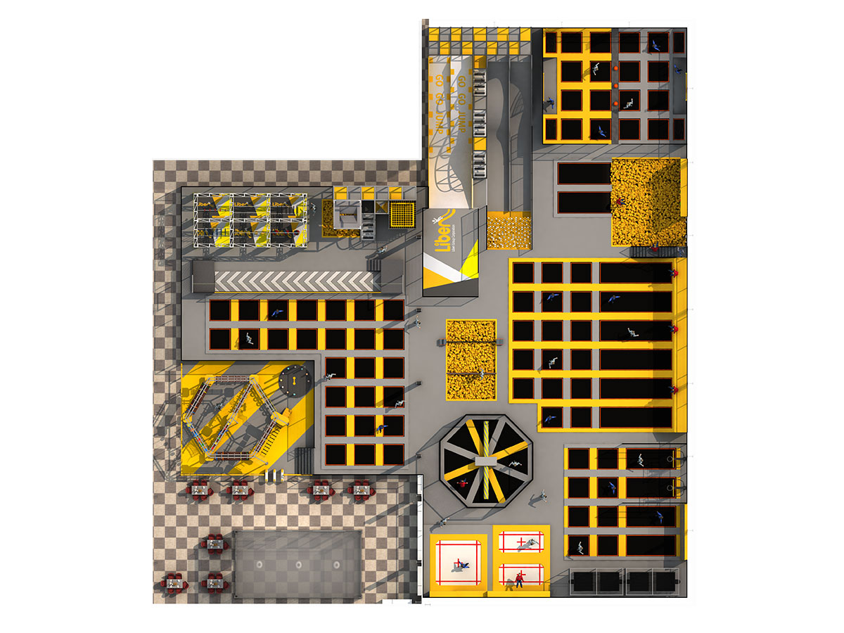 室内蹦床公园 (8)