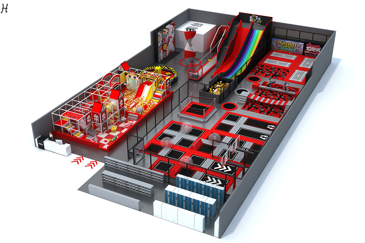 Defy室内蹦床公园 (4)
