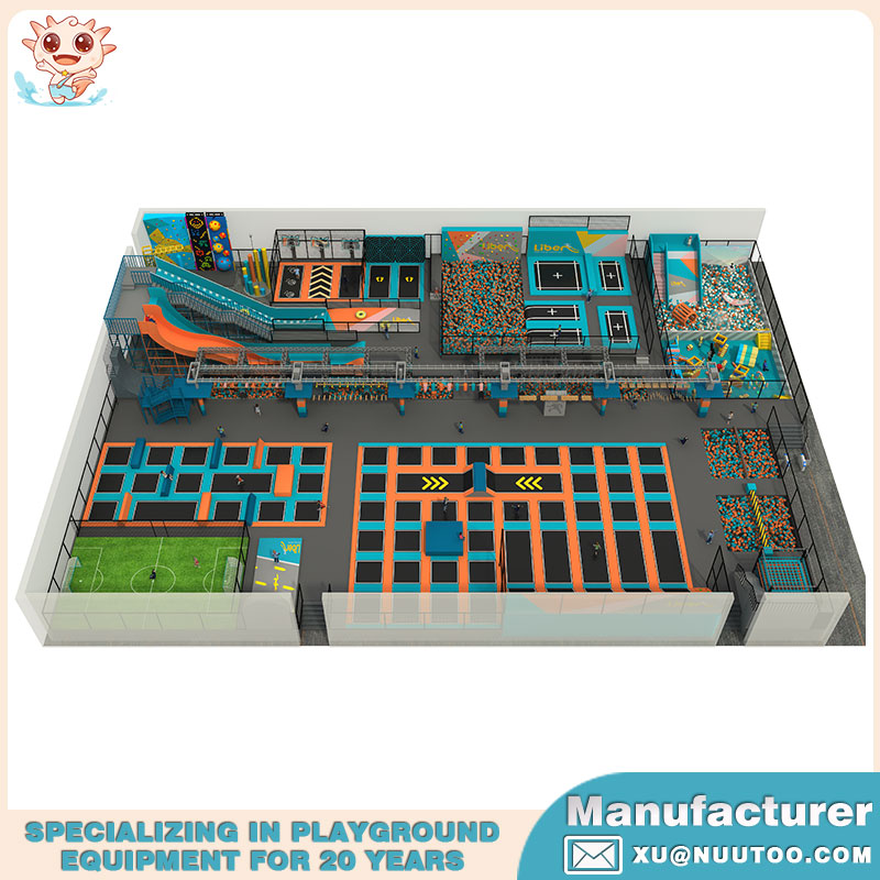 大型室内蹦床公园设备NU-BC007