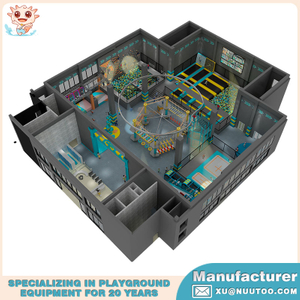 高品质幼儿室内蹦床公园 NU-BC005