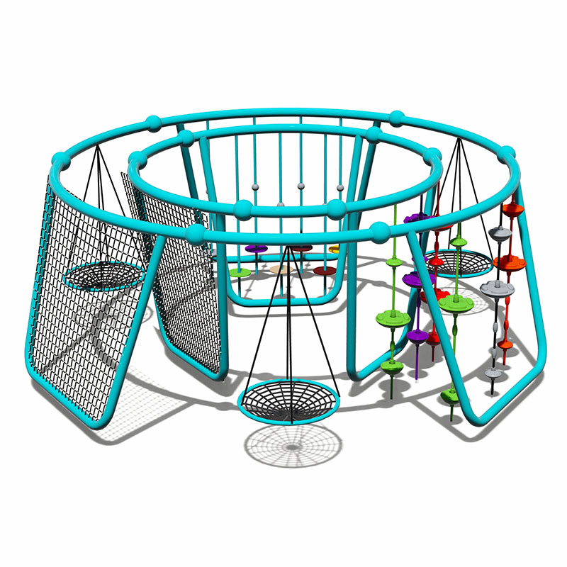 户外多功能儿童秋千带攀爬功能