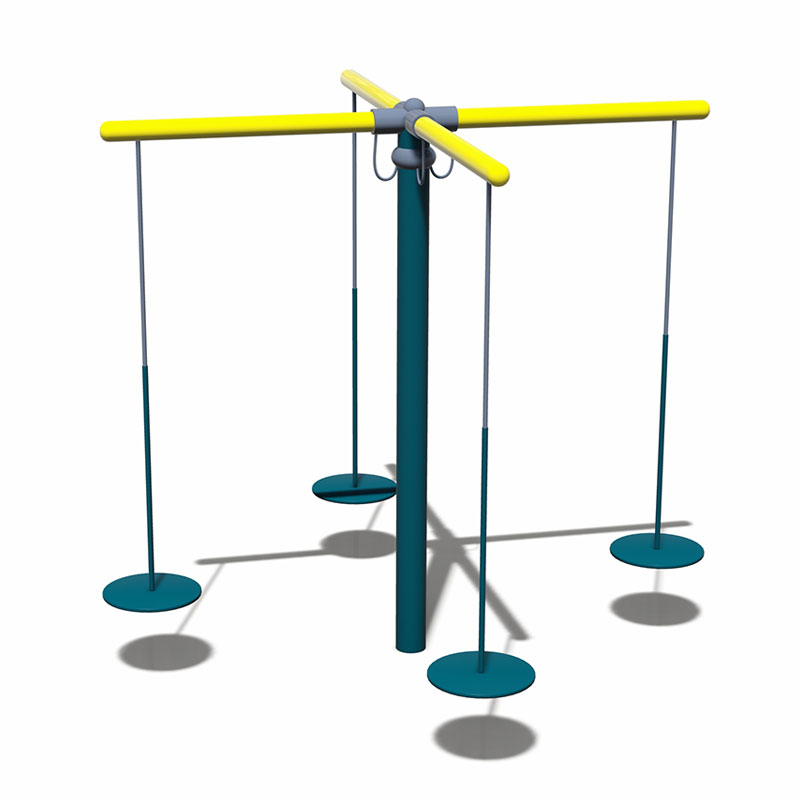 镀锌管儿童户外秋千，让日常玩耍安全有趣