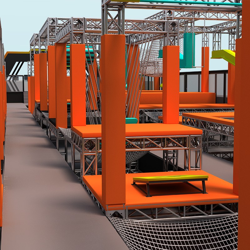 勇者大闯关室内运动乐园 青少年竞技拓展设备厂家定制