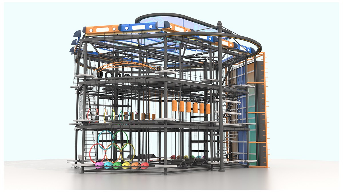 室内高空拓展攀岩设备产品详情
