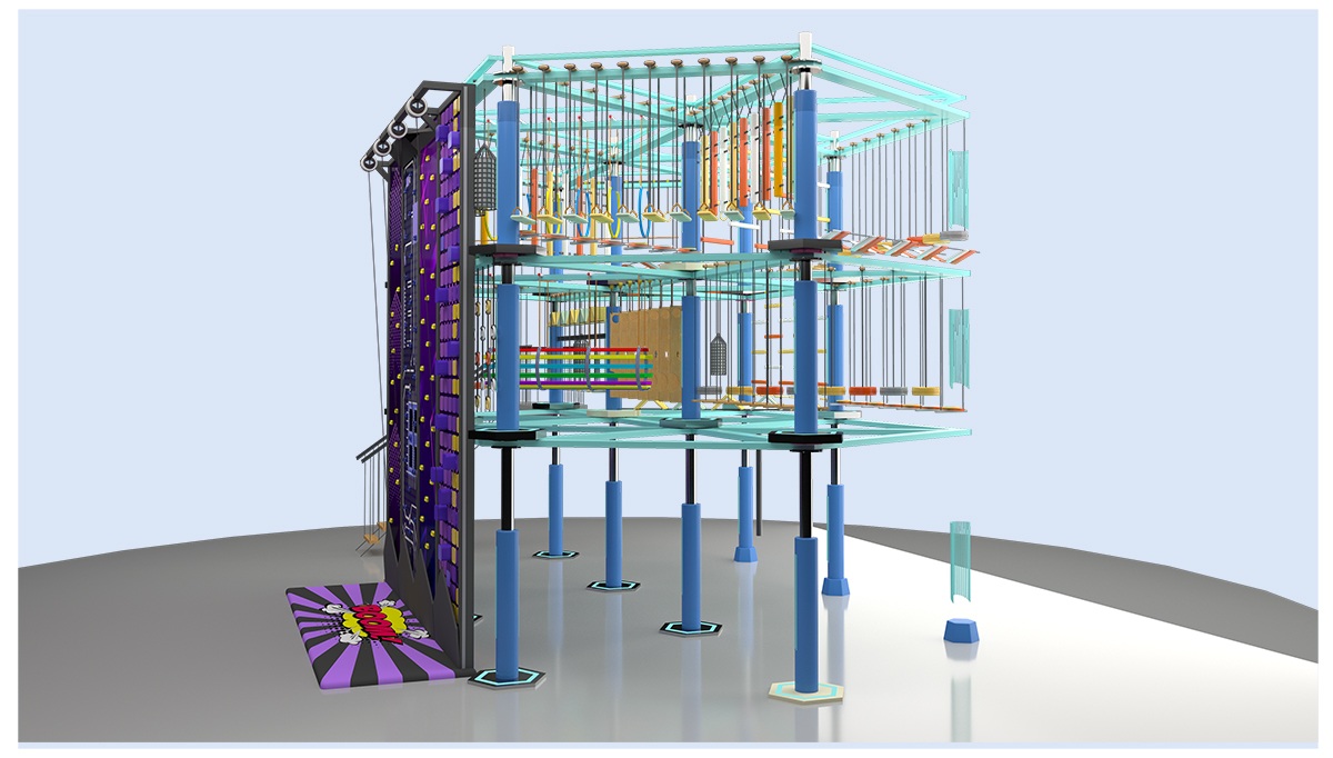 室内儿童高空拓展设备产品详情 室内儿童高空拓展设备产品详情