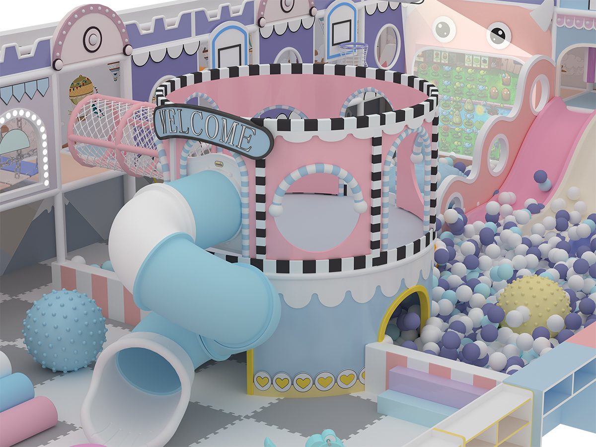 马卡龙萌趣淘气堡产品详情展示