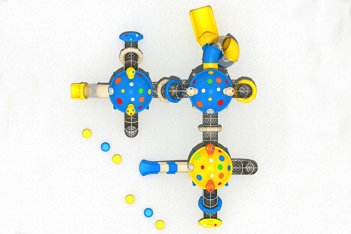 户外游乐场滑梯 (1)