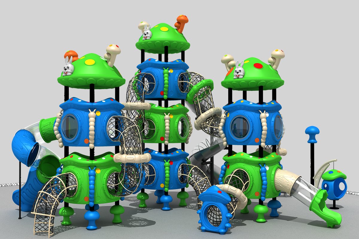 儿童户外滑梯 (2)