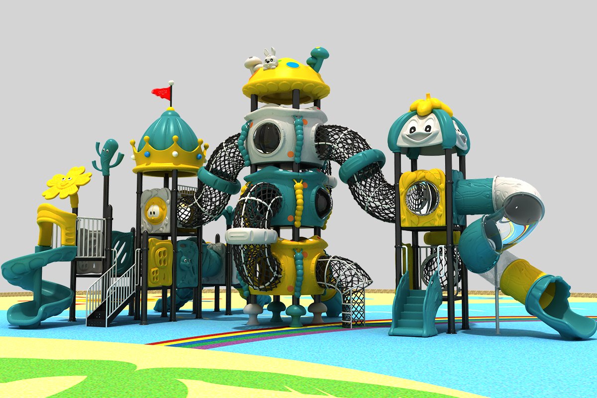 游乐场设备滑梯 (1)