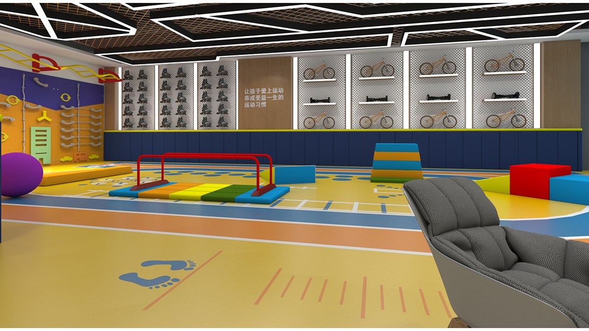 乐图游乐室内体能跑酷组合设备 幼儿跑酷设备 幼儿园体能器材