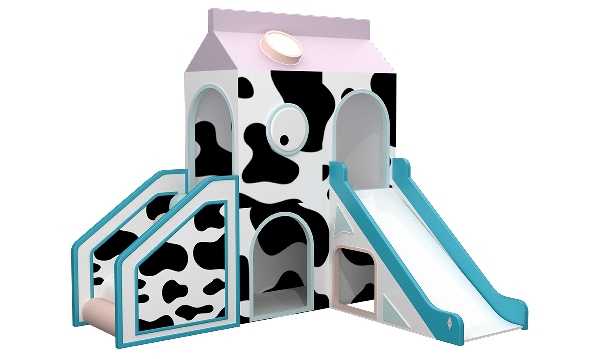 萌趣奶牛款 儿童室内软体攀爬滑梯组合产品详情(其他配色) 萌趣奶牛款 儿童室内软体攀爬滑梯组合产品详情(其他配色)