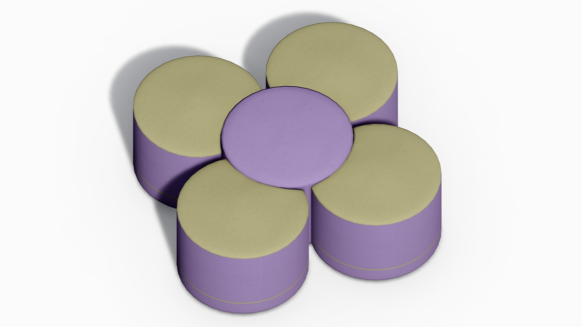 软体花瓣组合坐凳产品详情