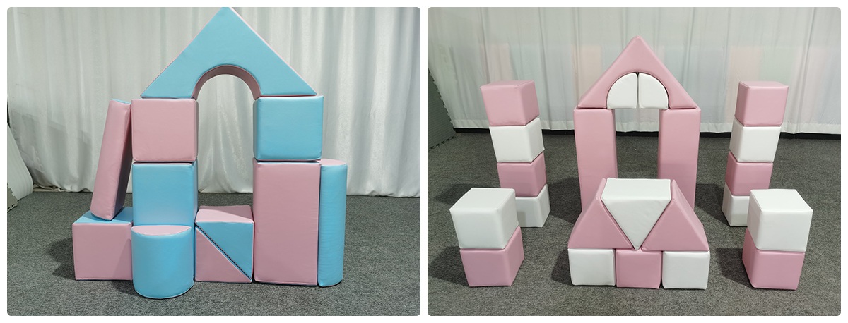 多功能软体积木坐凳产品实体展示