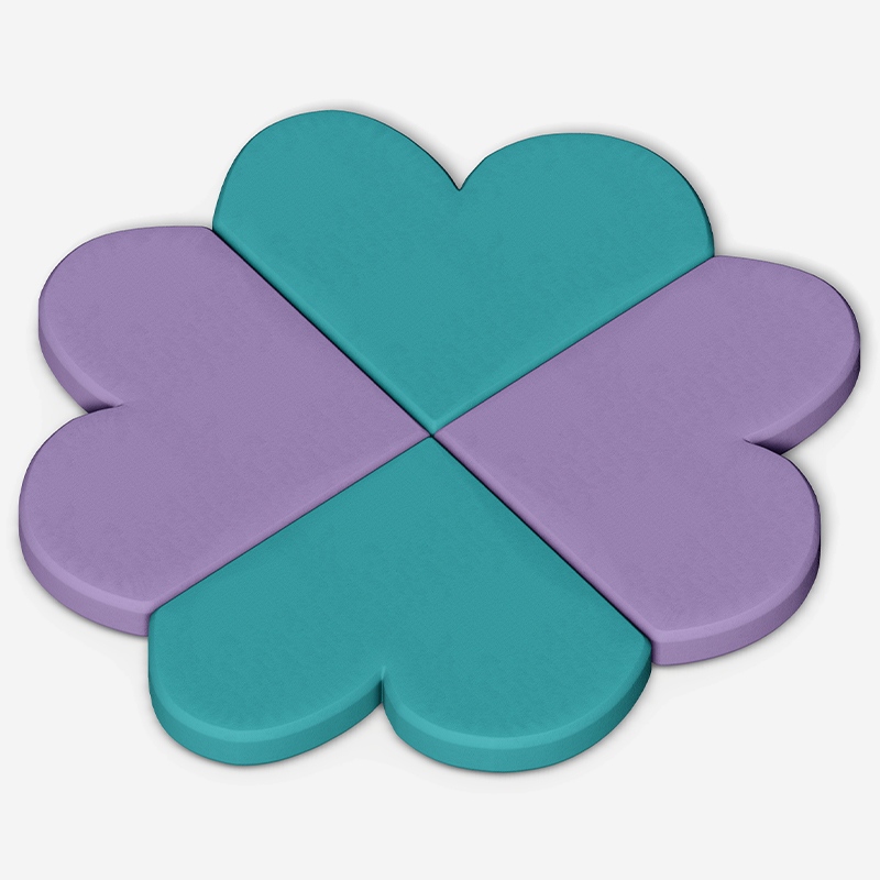 软体花瓣拼接垫_室内软体游乐设备_幼儿园早教地垫_游乐设备生产厂家