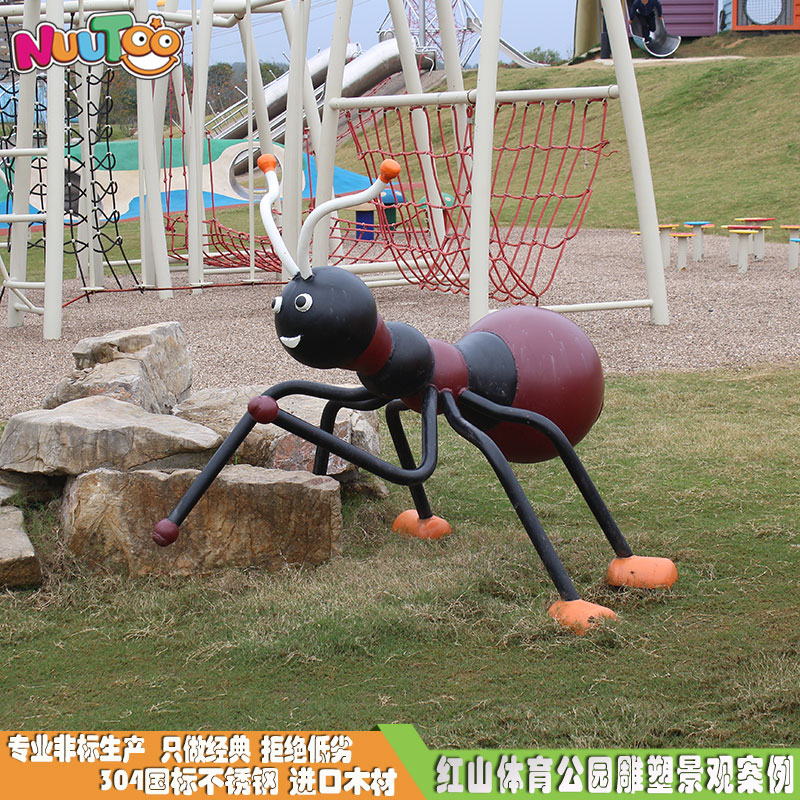 乐图非标游乐大型景观蚂蚁 蜻蜓雕塑系列
