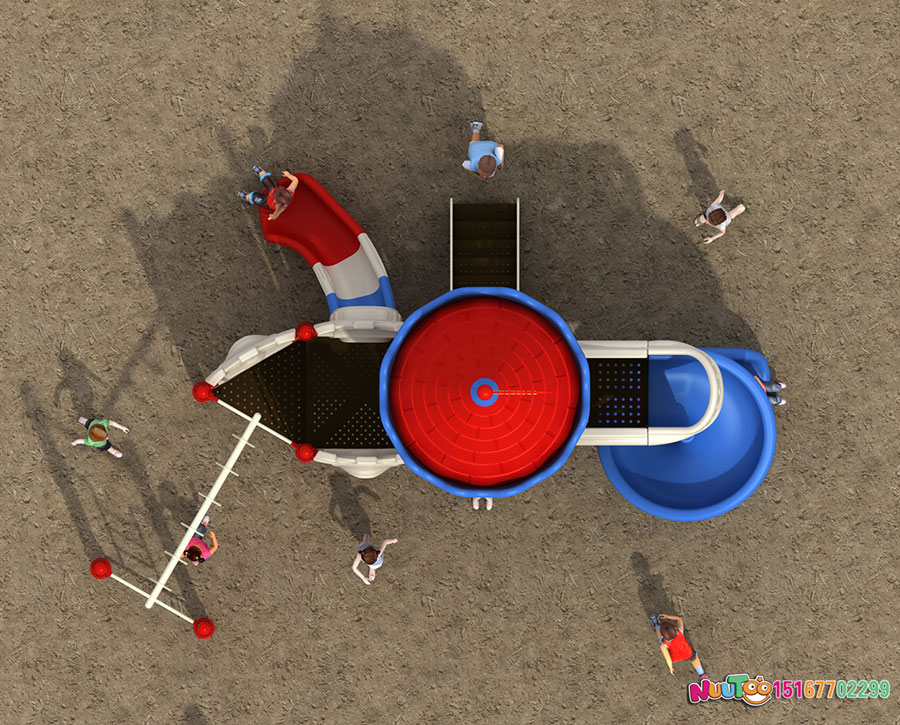 组合滑梯+儿童游乐设备+小博士+长城 (12)