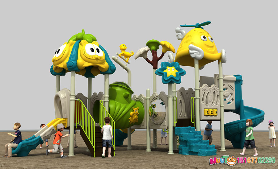 滑梯+组合滑梯+小博士+无动力游乐设备+天使蓝猫 (10)