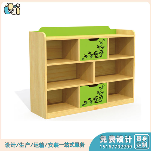 幼儿园木质玩具柜_幼儿园实木柜